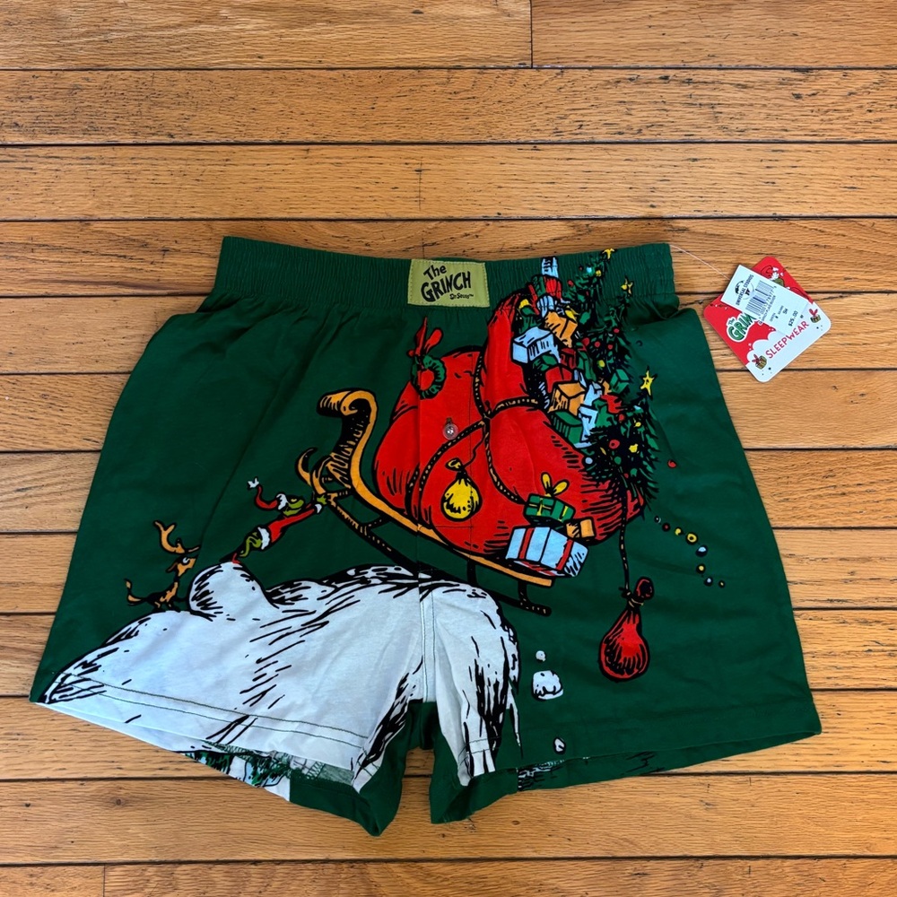 Authentic Grinch Shorts from Universal